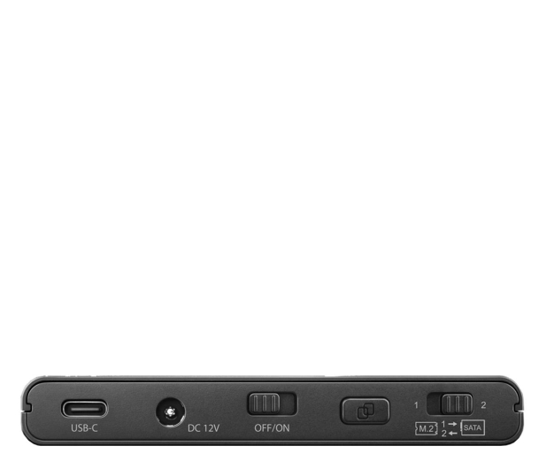 AXAGON Adapter USB-C 10Gbps NVMe M.2 2.5/3.5 SSD&HDD Clone Master 2 ADSA-CC - 1185587 - zdjęcie 3